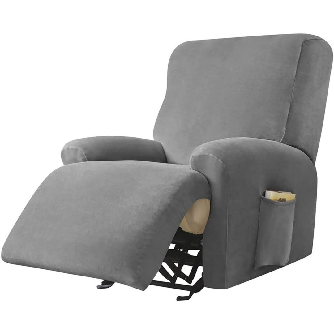 fodere copripoltrona grigio reclinabile relax