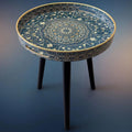 tavolini da caffe blu relax per letto