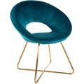 poltrone blu velluto per ingresso letto