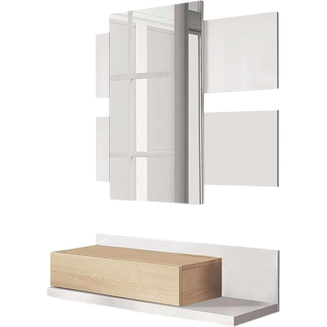 set arredo ingresso bianco per 2